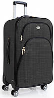 Дорожная сумка Тканный средний чемодан на четырех колесах 67L Gedox темно-серый BuyIT Дорожня сумка Тканинна