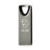 Флеш-накопитель USB 16GB TG 117 Metal Series Black (TG117BK-16G) UP, код: 2313376