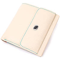 Женский кошелек среднего размера из натуральной кожи ST Leather Белый BuyIT Жіночий гаманець середнього