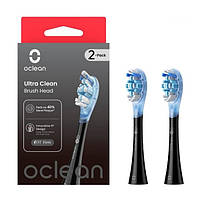 Насадка для электрической зубной щетки Oclean UC02 B02 Ultra Clean Brush Head Black (2 шт) (6970810553543)