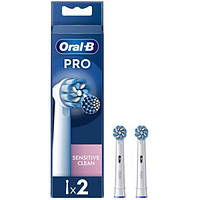 Насадка для электрической зубной щетки Oral-B Sensitive Clean EB60X White 2 шт
