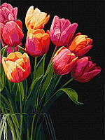 Картина по номерам Аромат тюльпанов  Идейка 30 х 40 KHO3279