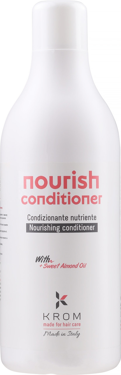 Живильний кондиціонер з екстрактом солодкого мигдалю Krom Nourish Conditioner 1000 мл