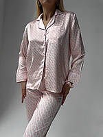 Розовая сеночая пижама Victoria's Secret женский домашний костюм Shopen Рожева сіноча піжама Victoria's Secret