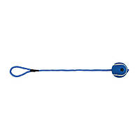 Игрушка для собак Trixie Мяч теннисный на верёвке с ручкой 50 см, d=6 см (цвета в ассортименте) h