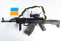 Іграшковий дитячий автомат AKM-47 B5-999X на орбізах гель бластер стріляє водяними кульками на акумуляторі