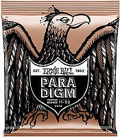 Струны для акустической гитары Ernie Ball 2078 Paradigm Light Phosphor Bronze Acoustic 11 52 GG, код: 6555354