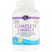 Омега 3-6-9 Nordic Naturals Complete Omega 1000 mg 180 Soft Gels Lemon GG, код: 7518184