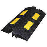 Лежачий поліцейський ЛП 300 (основна секція, з кабель-каналом) | Обмежувач швидкості та захист кабелів (22358), фото 2