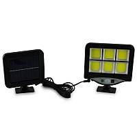 Вуличний ліхтар з сонячною панеллю Solar Light BK-128-6 COB