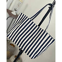 Женская сумка-шопер из плотного текстиля TXT 26677 полосатая
