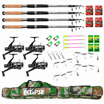 Набір Фортуна Winner Navigator 2.10 + Кобра 4000 1bb + Чохол 80 см + волосінь Carp Special 100 м