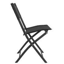 Стілець садовий розкладний зі спинкою Bonro B-5055 чорний текстиль для природи відпочинку дачі саду, фото 5