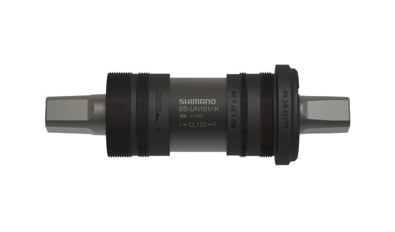 Картридж каретки 122.5х68мм під квадрат чорн. SHIMANO BB-UN101
