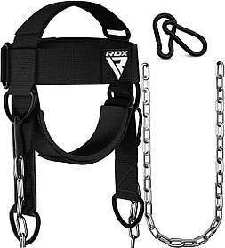 Тяга для шиї RDX H2 Neck Harness Black Plus