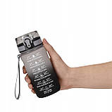 Пляшка для води спортивна 4FIZJO 500 мл Grey/Black (P-5905973400725), фото 7