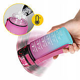 Пляшка для води спортивна 4FIZJO 500 мл Pink/Sky Blue (P-5905973400749), фото 11