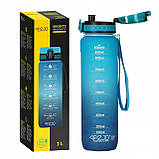 Пляшка для води спортивна 4FIZJO 1000 мл Sky Blue/Blue (P-5905973400763), фото 6