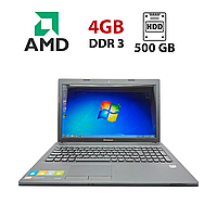 Ноутбук Lenovo G505/ 15.6" (1366x768)/ AMD E2-3000M/ 4 GB RAM/ 500 GB HDD/ Radeon HD 8200