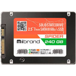 SSD 2.5" 240GB Mibrand Spider (MI2.5SSD/SP240GB)
