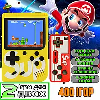 Портативна ігрова консоль з геймпадом на 400 ігор SUP GameboyBox 8bit мініретроприставка з екраном dendy