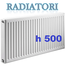 Сталеві радіатори Radiatori 22 клас 500 (бокове підключення)