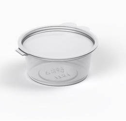 Соусник Itex PET одноразовий з кришкою 50 мл d6,4 см h3 см пластик (IT-51/2400/100 шт.)