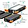 Сонячний зарядний пристрій УМБ Solar Power bank with 32pcs camping LED 20000mAh PN-W12Pro IPX4 | 2USB/Type-C, 18W/3A, PD/QC|Чорний, фото 7
