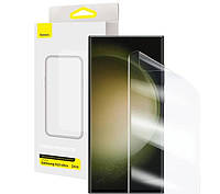 Захисна плівка для смартфону Baseus NanoCrystal Series UV Curing Screen Protector для Samsung S23 Ultra Clear (P6001510A201-01)