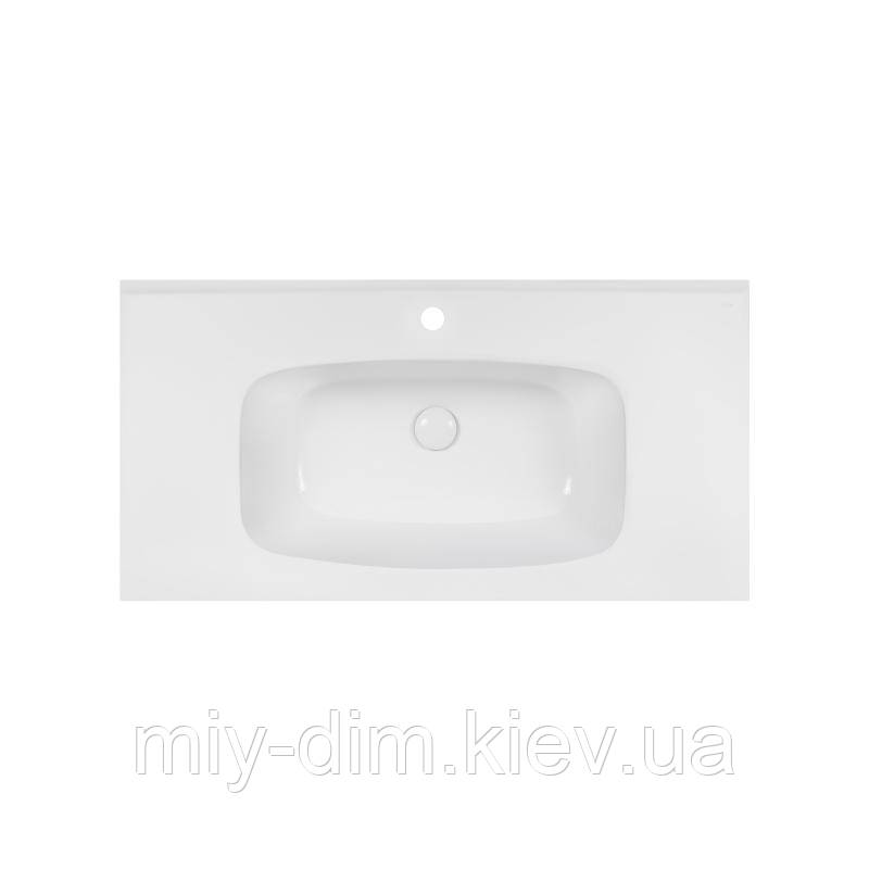 Раковина Qtap Albatross 5H 1000х500х210 White з донним клапаном QT01115100HW