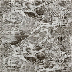 Панель стінова 3D 700х770х2мм (061-2) Мармур Чорний SW-00001912