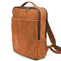 Кожаный мужской рюкзак рыжий RB-7280-3md Tarwa GG, код: 8345790