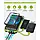 Портативний зарядний пристрій УМБ Solar Power Bank FM radio Wireless charger 20000mAh PN-W26 IPX4 |1USB/Type-C, 15W/3A, Qi| Чорний, фото 3