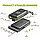 Портативний зарядний пристрій УМБ Solar Power Bank FM radio Wireless charger 20000mAh PN-W26 IPX4 |1USB/Type-C, 15W/3A, Qi| Чорний, фото 7