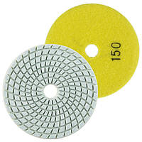 Круг алмазный шлифовальный на липучке 100 мм, зерно 150, Alloid (DD-100150)