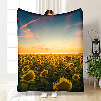 Плед 3D Соняшна Україна 3957_B 16791 135х160 см ТМ