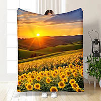 Плед 3D Соняшне поле 3958_A 16792 160х200 см ТМ