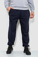 Спортивные штаны мужские на флисе темно-синий 244R4868 Ager 5XL DH, код: 8408626