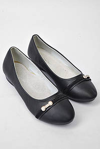 Туфлі для дівчинки чорного кольору р.34 179996P
