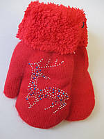 Подвійні рукавиці зі стразами.