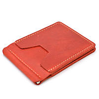 Кожаный зажим для денег красный RRc-hold-001 TARWA GG, код: 8068997