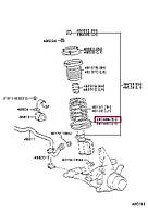 Проставка пружини підвіски, арт.: 48158-33030, Пр-во: Toyota