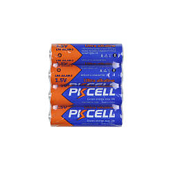 Батарейка лужна PKCELL 1.5V AA/LR6, 4 штуки shrink (PC/LR6-4S)