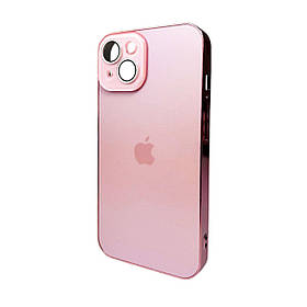 Чохол для смартфона AG Glass Sapphire Frame MagSafe Logo for Apple iPhone 15 Pink