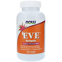 Витаминно-минеральный комплекс NOW Foods Eve Superior Women's Multi 180 Softgels GG, код: 7518345