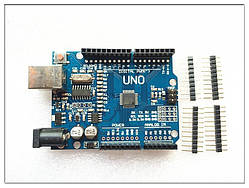 Arduino Uno — плата мікроконтролера, що базується на Atmega328 (54)