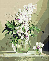 Картина по номерам Орхидеи в вазе Brushme 40 х 50 BS21177