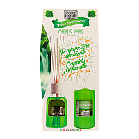 Набор подарочный ароматизатор для дома Sweet Home WHITE MUSK 100 мл + свеча 135 г SP, код: 8158292