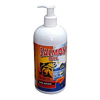 Масло лосося Salmon oil для собак и котов, 500 мл
