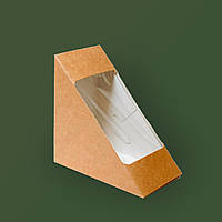 Упаковка для сендвича с окном 163х123х58мм (100шт\1200шт)